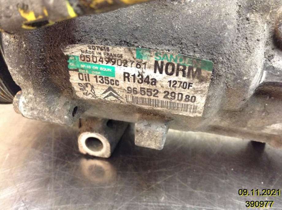 Aircondition kompressor til Citroën Jumpy 2007-2016 (Type II) (CITROEN|9655229080|05049902761|)