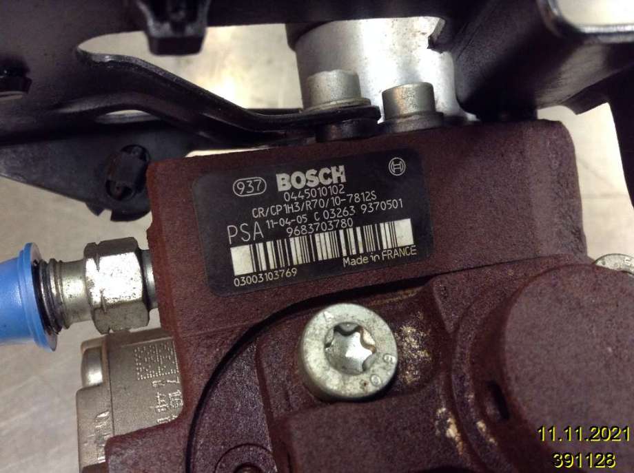 Styreenhet drivstoffpumpe til Peugeot Partner 2008-2015 (Type II, Fase 1)  (PEUGEOT|9683703780|0 445 010 102|)