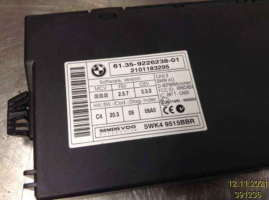 Styreenhet diverse til BMW 1-Serie 2004-2011 (E81/E82/E87/E88) (E81/E82/E87/E88) (BMW|61 35 9226238-01|)