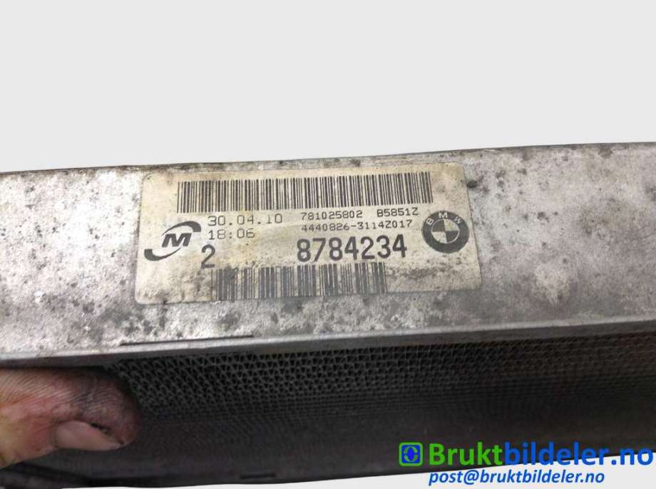 Radiator (manuell gir) til BMW 1-Serie 2004-2011 (E81/E82/E87/E88) (E81/E82/E87/E88) (BMW|8784234|4440826-3114Z017|)