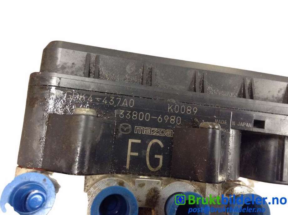 ABS sentral til Mazda 6 2010-2013 (Type II, Fase 2)  (MAZDA|GDK4-43-7A0|133800-6980|)