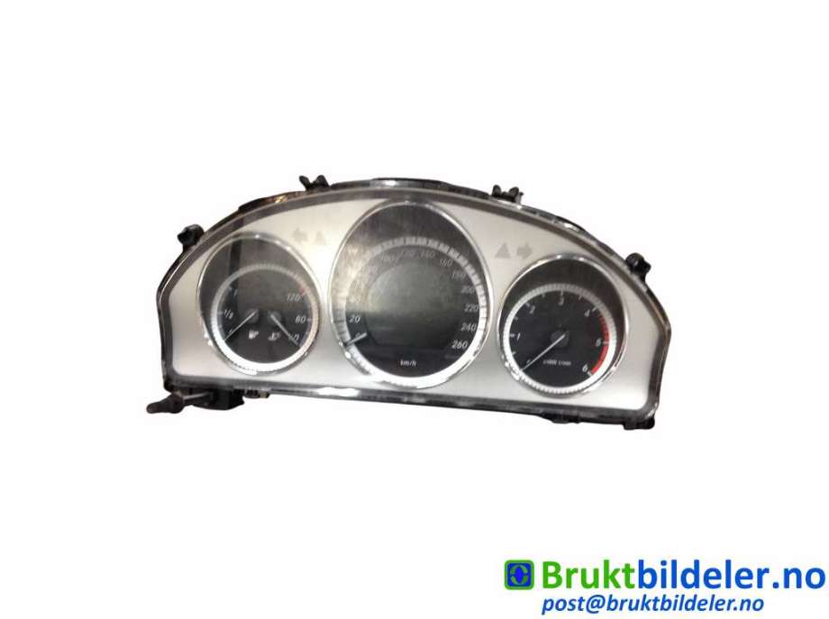 Instrumentpanel til Mercedes C-Klasse, 2007-2011 (Fase 1) (W204) (W204) (MERCEDES|A 204 900 38 02)