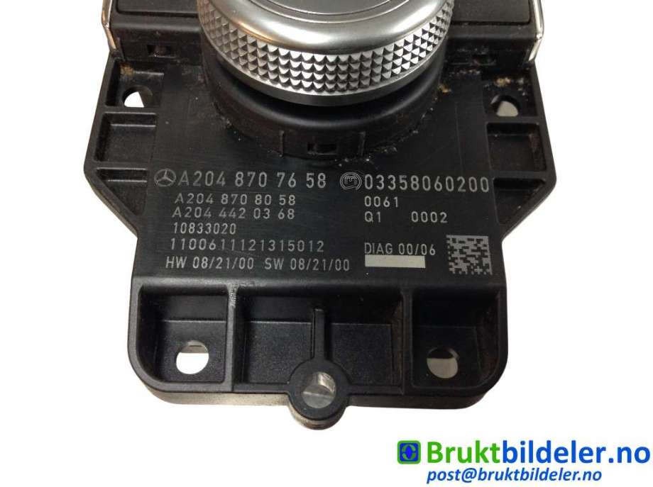 Bilstereo diverse til Mercedes C-Klasse 2007-2011 (Fase 1) (W204) (W204) (MERCEDES|A 204 870 76 58|)