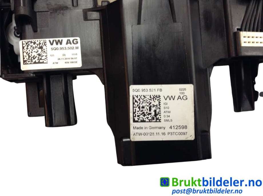 Bryter combi til VW Golf VII 2017-2020 (Fase 2) (VOLKSWAGEN|5Q0 953 513 AJ||5Q0 953 502 M)