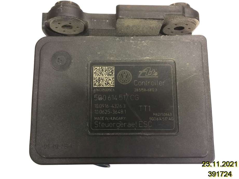 ABS sentral til VW Golf VII 2017-2020 (Fase 2) (VOLKSWAGEN|5Q0 614 517 CG|28.5158-6812.3|)