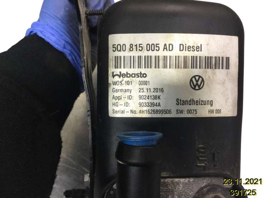 Dieselvarmer til VW Golf VII 2017-2020 (Fase 2)  (VOLKSWAGEN||9024138K)