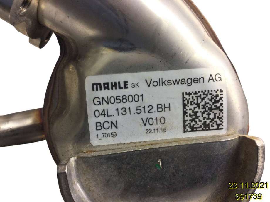 EGR-kjøler til VW Golf VII 2017-2020 (Fase 2) (VOLKSWAGEN||GN058001)