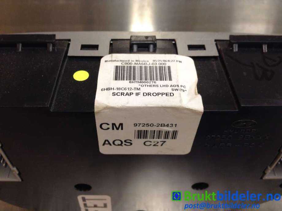 Varmeapparat betjening til Hyundai Santa Fe 2006-2009 (Type II, Fase 1)  (HYUNDAI|97250-2B431||6HBH-18C612-TM)