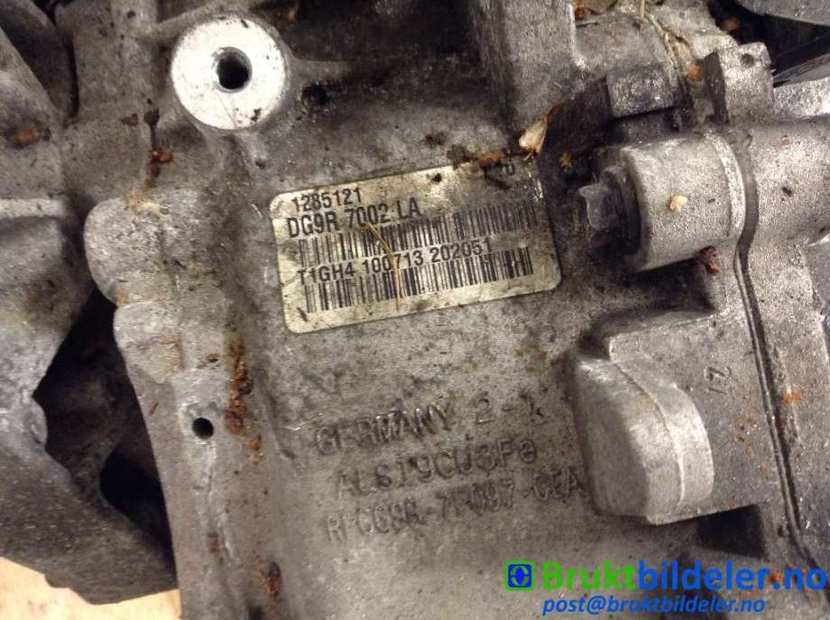 Girkasse manuell 6-trinn til Volvo V70 2014-2016 (Type III, Fase 2)  (VOLVO|1285121|M66 GEARKODE|DG9R-7002-LA)