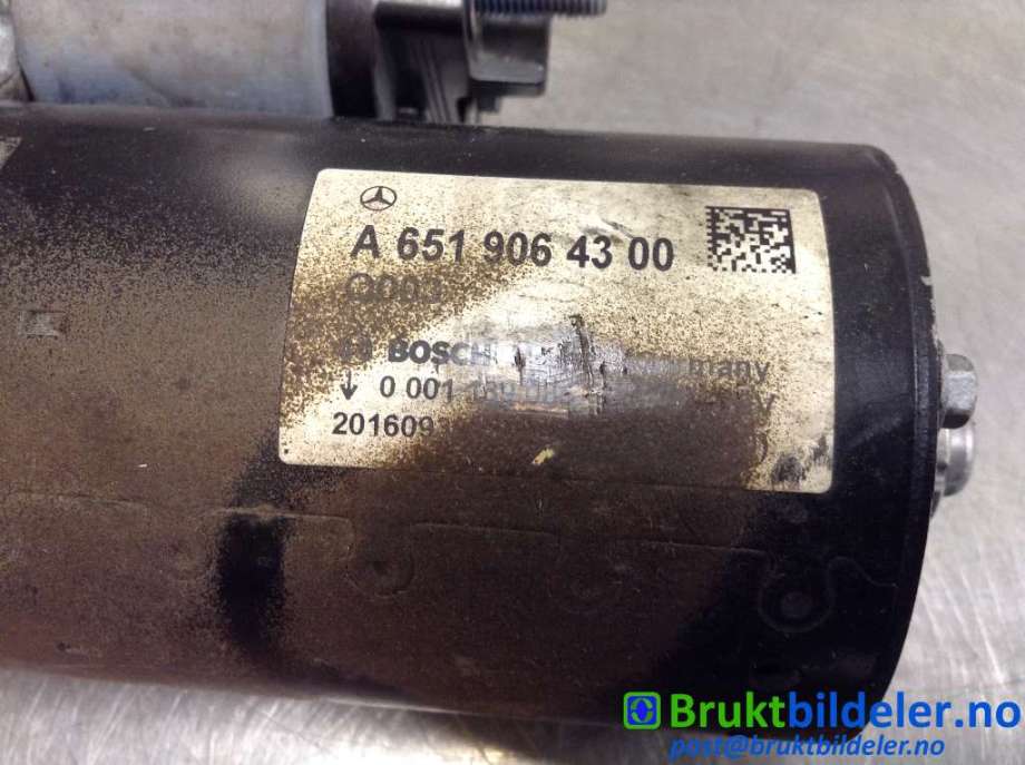 Starter diesel til Mercedes Vito 2014-->> (W447) (W447) (MERCEDES|A 651 906 43 00|0 001 139 085|)