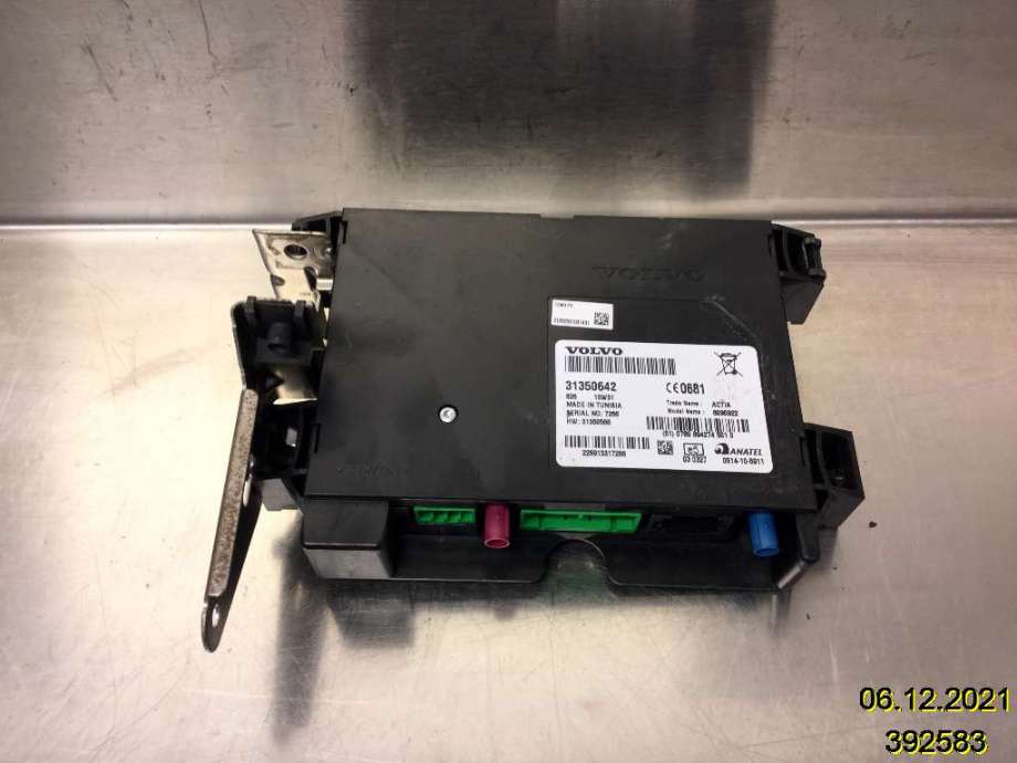 Styreenhet diverse til Volvo V70, 2014-2016 (Type III, Fase 2)  (VOLVO|31350642)
