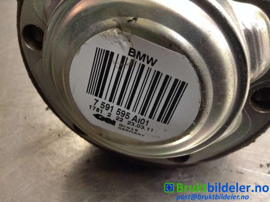 Drivaksel venstre bak til BMW X1 2009-2015 (E84) (E84) (BMW|7 591 595 AI07|)
