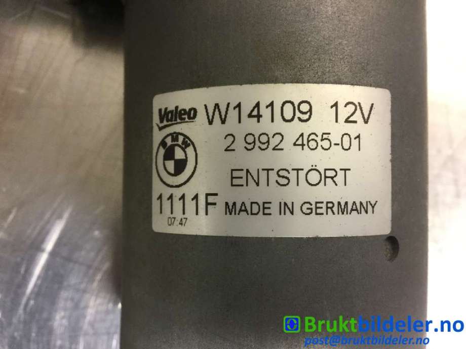 Viskermotor frontrute til BMW X1 2009-2015 (E84) (E84) (BMW|2 992 465-01|W14109|)