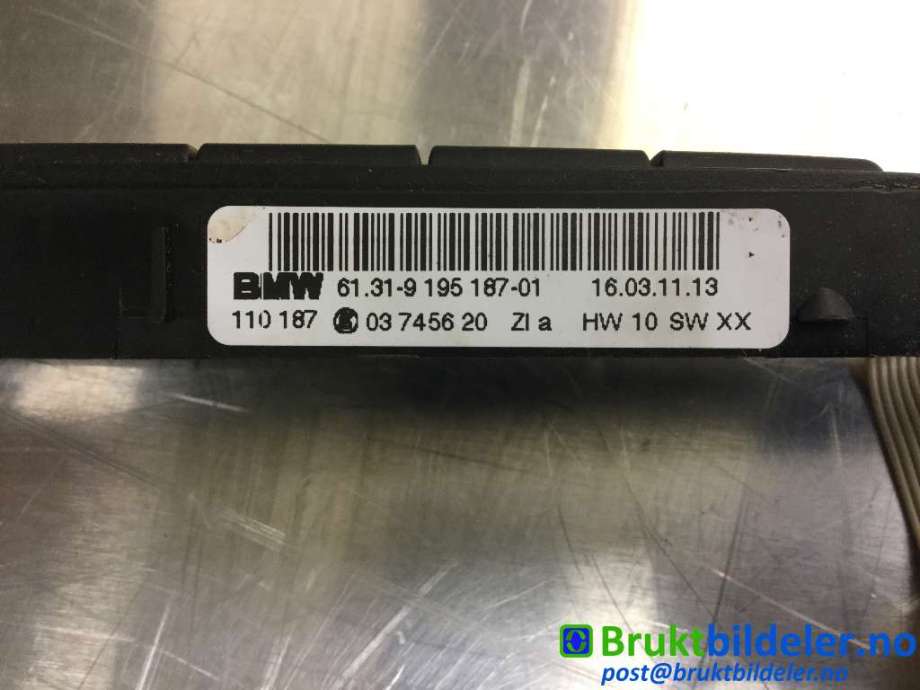 Bryter Antispinn til BMW X1 2009-2015 (E84) (E84) (BMW|61 31 9 195 187-01|03 7456 20|)