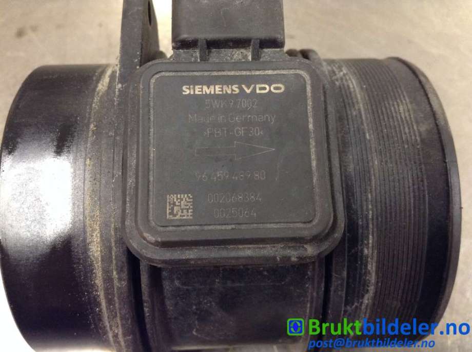 Luftmengde/luftmassemåler til Citroën Jumpy 2007-2016 (Type II)  (CITROEN|9645948980|5WK97002|)