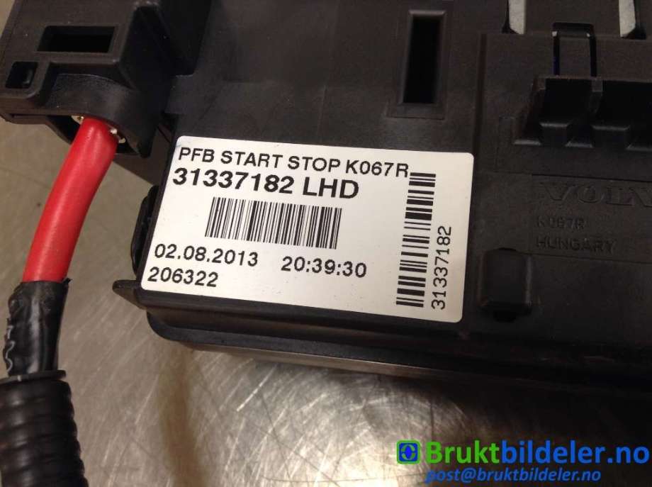 Styreenhet diverse til Volvo V70 2014-2016 (Type III, Fase 2)  (VOLVO|31337182|)