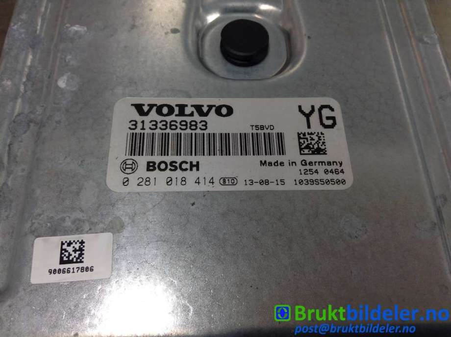 Styreenhet motor til Volvo V70 2014-2016 (Type III, Fase 2)  (VOLVO|31336983|0 281 018 414|)