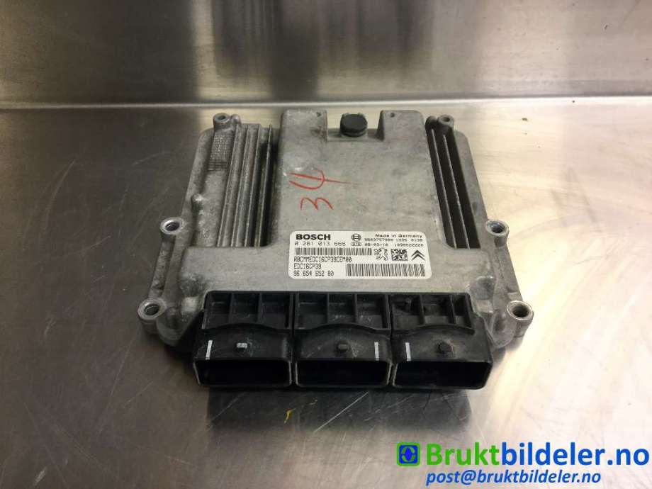 Styreenhet motor til Peugeot 4007, 2007-2012  (PEUGEOT|9663757980)