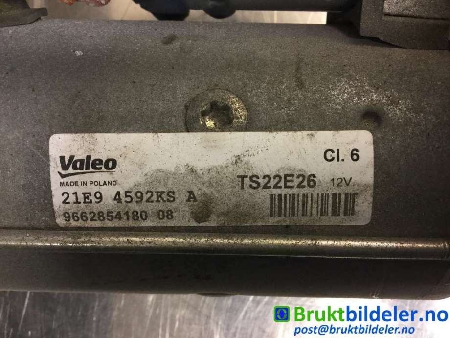 Starter diesel til Peugeot Partner 2019-->> (Type III) (PEUGEOT|96 628 541 80|TS22E26|)