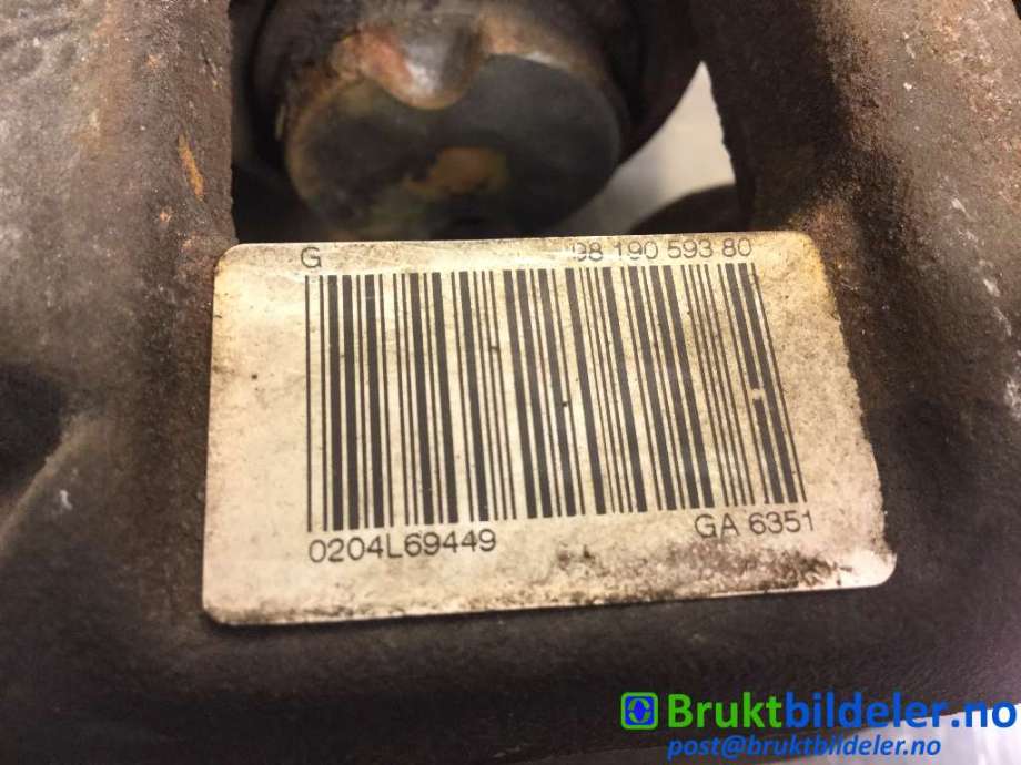 Bremsecaliper venstre bak til Peugeot Partner 2019-->> (Type III)  (PEUGEOT|9819059380|)