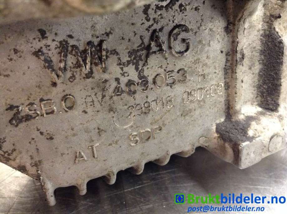 Girkasse 4WD fordelingskasse til VW Passat 2005-2010 (B6) (B6) (VOLKSWAGEN|0AV 409 053 H|)