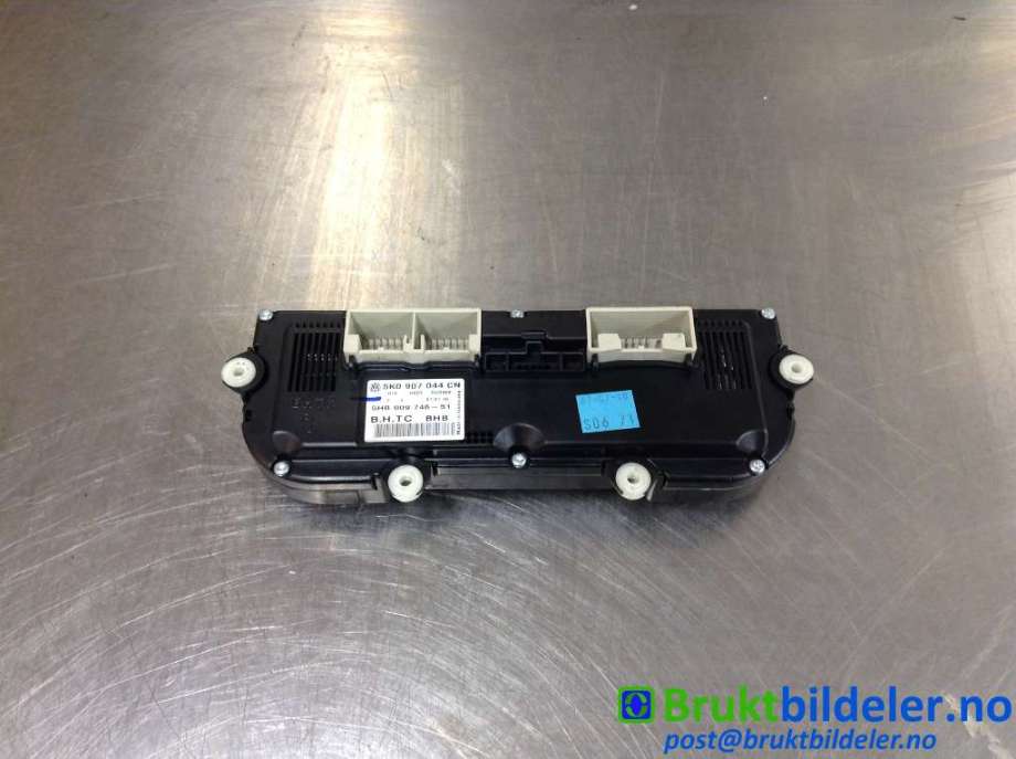 Varmeapparat betjening til VW Touran 2010-2015 (Type I, Fase 3)  (VOLKSWAGEN|5K0 907 044 CN|5HB 009 746-51|)