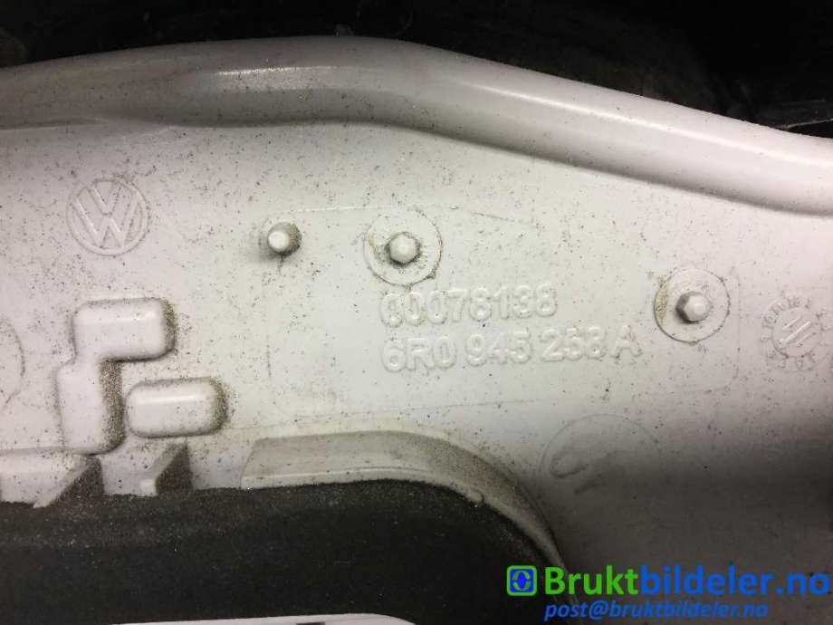 Baklykt høyre til VW Polo 2009-2014 (Type V, Fase 1) (VOLKSWAGEN|6R0 945 258 A|)