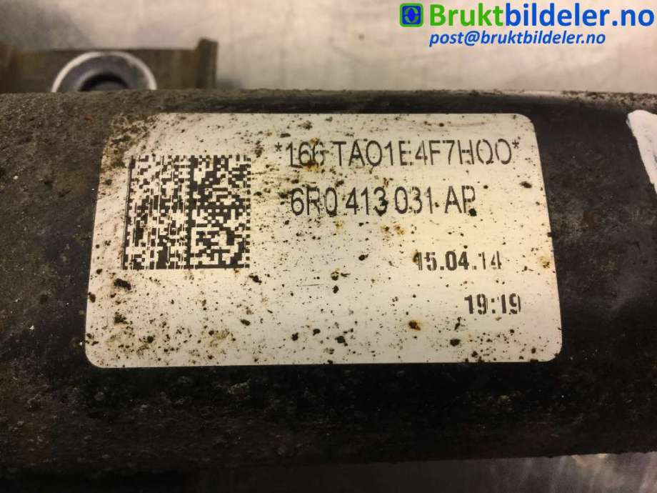 Fjærbein høyre foran til Audi A1 2010-2014 (Type I, Fase 1)  (AUDI|6R0 413 031 AP|)