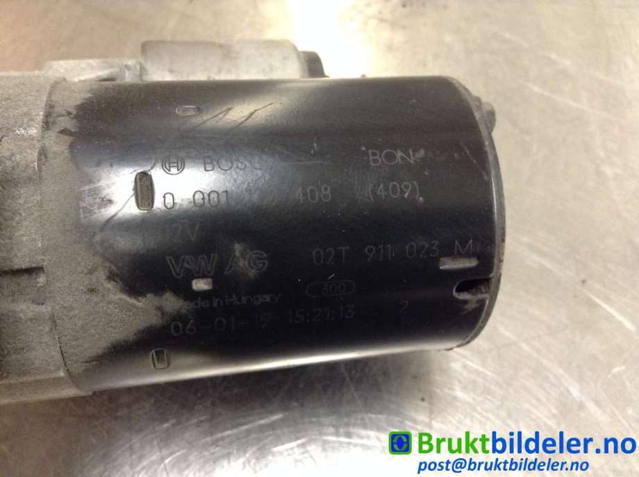 Starter til Audi A3 2003-2008 (Type II, Fase 1)  (AUDI|02T 911 023 M|0 001 120 408|)