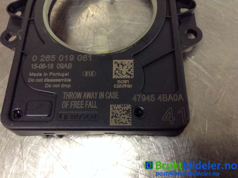Sensor diverse til Nissan Qashqai 2014-2021 (Type II)  (NISSAN|479454BA0A|0 265 019 061|)