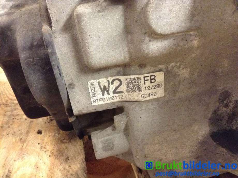 Girkasse manuell til Mazda 6 2010-2013 (Type II, Fase 2) (MAZDA||GC480|0TF0100112)