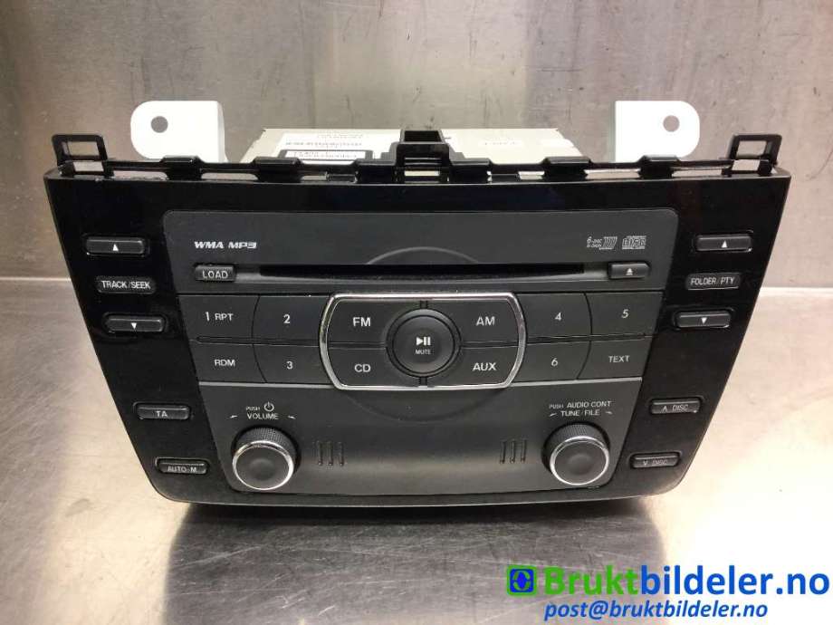Bilstereo til Mazda 6, 2010-2013 (Type II, Fase 2)  (MAZDA|GDL1 66 9RX)