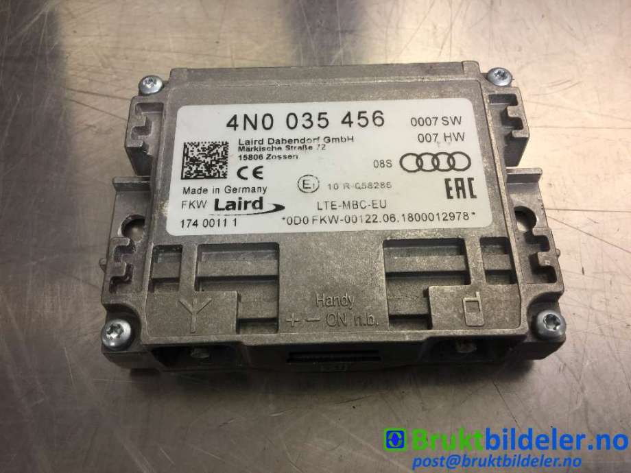 Antenne forsterker til Škoda Octavia, 2017-2020 (Type III, Fase 2) (SKODA|4N0 035 456)
