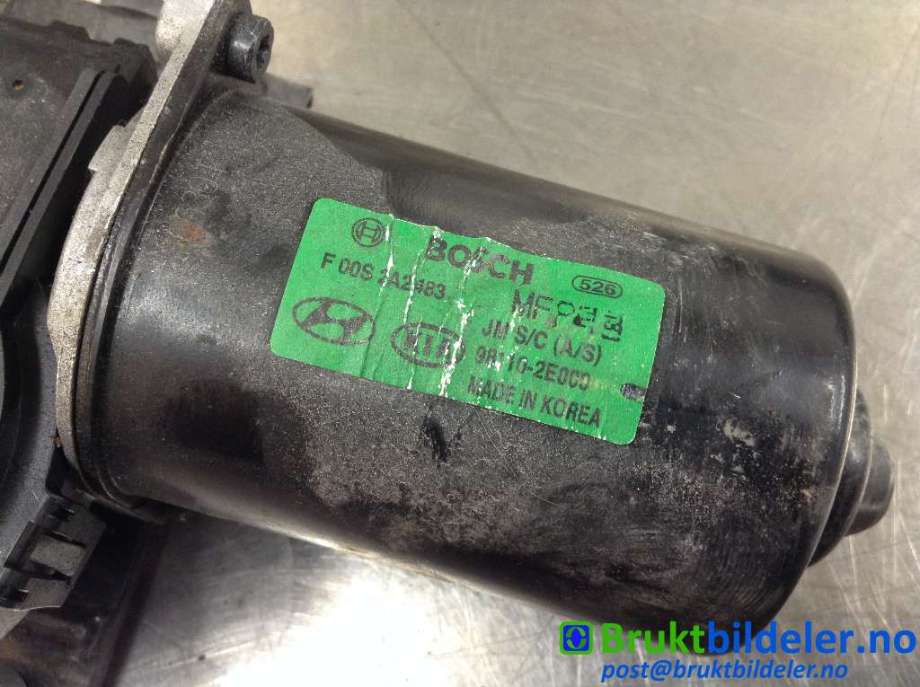 Viskermotor frontrute til Hyundai Tucson 2003-2009  (HYUNDAI|98110-2E000|F 00S 2A2 483|)