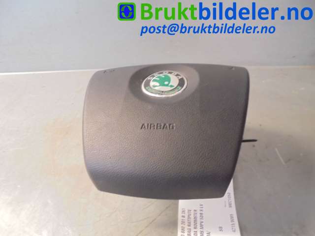 Airbag rattpute til Škoda Roomster, 2006-2010 (Fase 1)  (SKODA|5J0 880 201 B 3X1)
