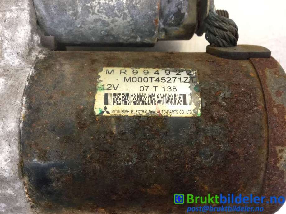 Starter til Mitsubishi Lancer 2008-2017  (MITSUBISHI|MR994922||M000T45271ZT)