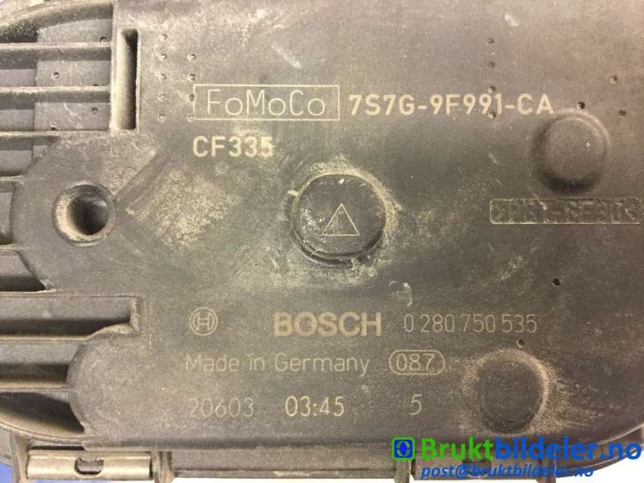 Spjeldhus til Ford C-Max 2010-2015 (Type II, Fase 1) (FORD|7S7G-9F991-CA|0 280 750 535|)