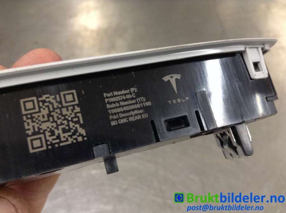 Taklyspanel til Tesla Model 3 2018-2023 (Fase 1) (TESLA|1092574-00-C|)