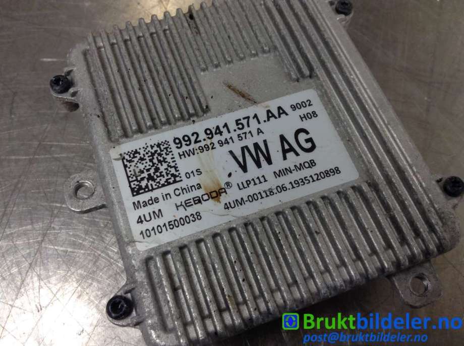 Styreenhet xenon/ballast til Škoda Superb 2015-->> (Type III)  (SKODA|992 941 571 AA|)