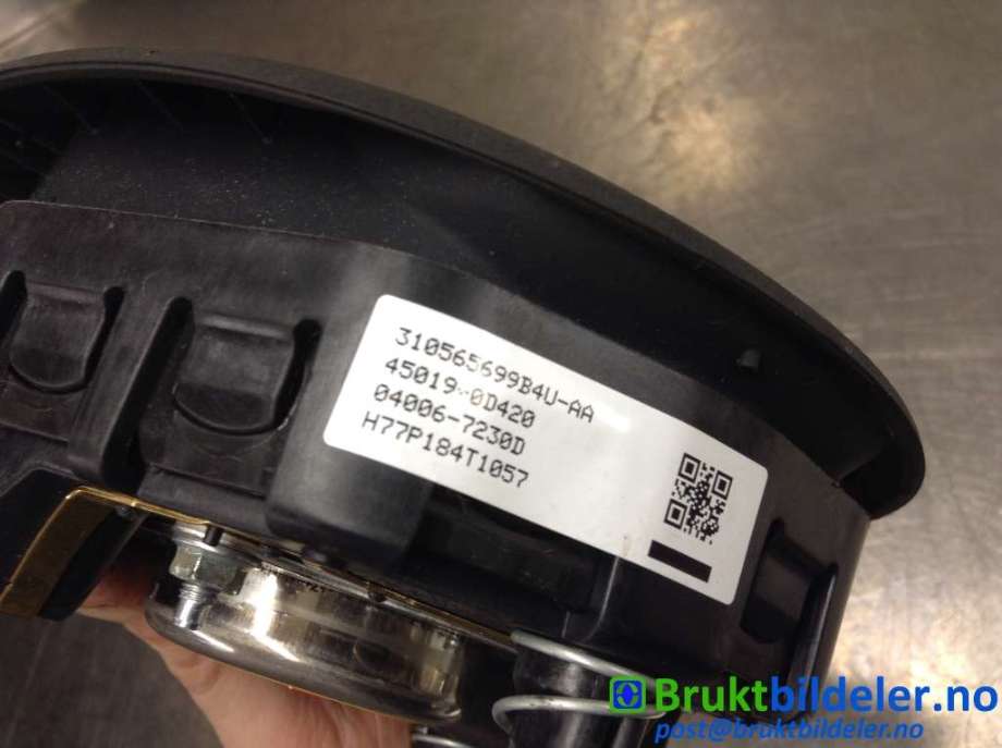 Airbag rattpute til Toyota Yaris 2014-2020 (Type III, Fase 2) (TOYOTA|45019-0D420|04006-7230D|)