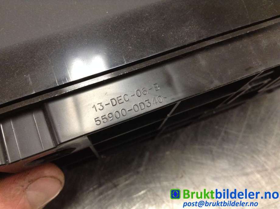 Varmeapparat betjening til Toyota Yaris 2014-2020 (Type III, Fase 2) (TOYOTA|55900-0D340|)