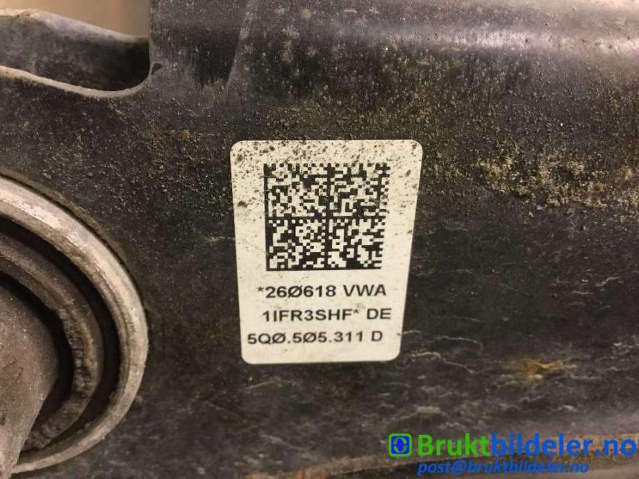 Bærebru venstre bak til Škoda Octavia 2017-2020 (Type III, Fase 2) (SKODA|5Q0 505 311 D|)