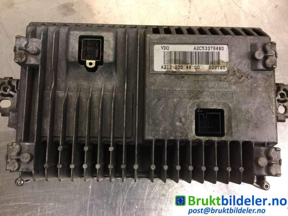 Instrument kjørecomputer til Mercedes E-Klasse 2009-2013 (Fase 1) (W212) (W212) (MERCEDES|A 212 900 49 00|A2C53379480|)