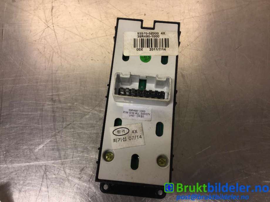 Bryter ruteheis til Hyundai i40 2012-2017  (HYUNDAI|935703Z000|39R4901000|)