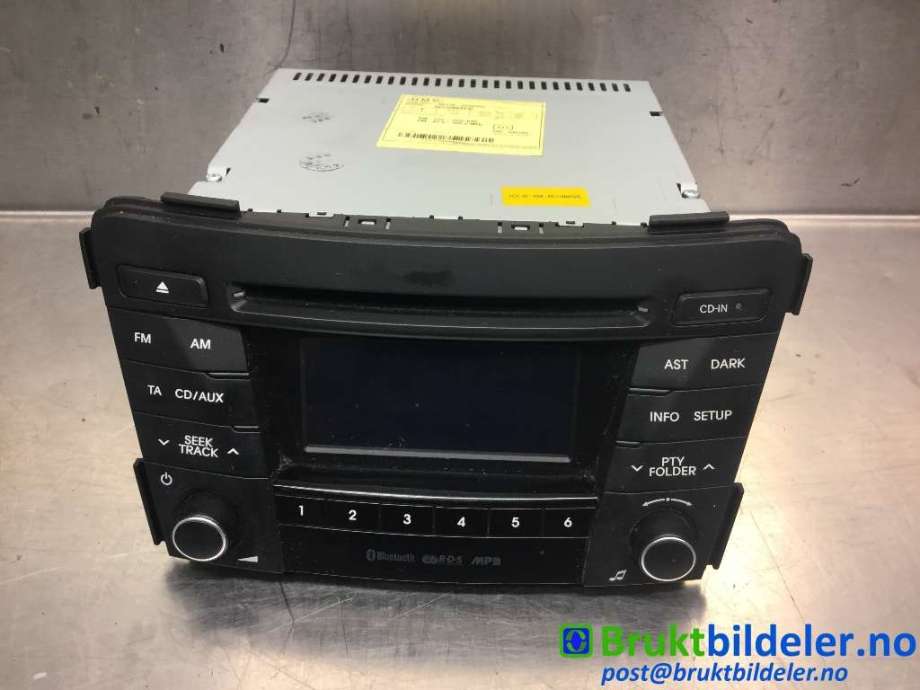 Bilstereo til Hyundai i40, 2012-2017  (HYUNDAI|961703Z0504X)