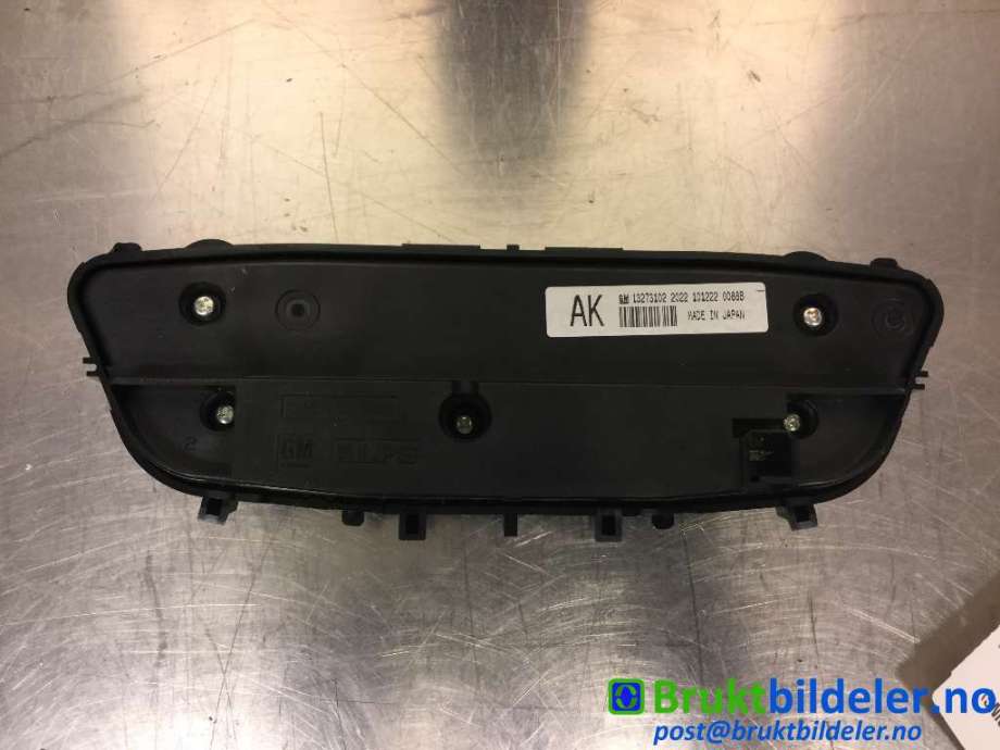 Varmeapparat betjening til Opel Insignia A 2009-2014  (OPEL|13273102|)