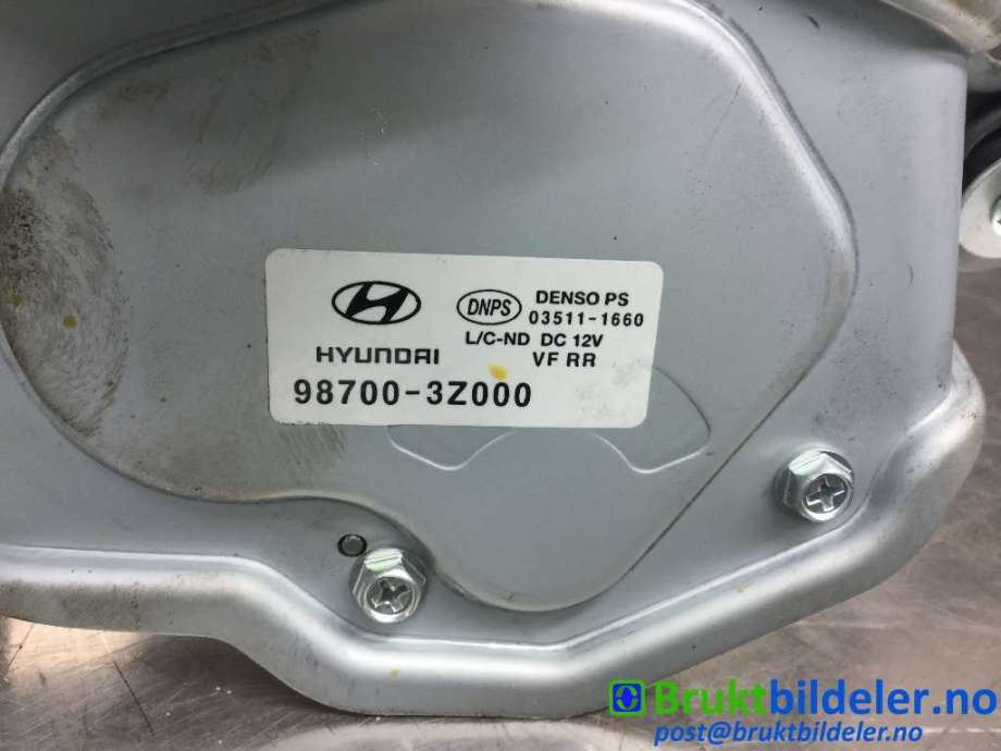 Viskermotor bakrute til Hyundai i40 2012-2017 (HYUNDAI|98700-3Z000|03511-1660|)