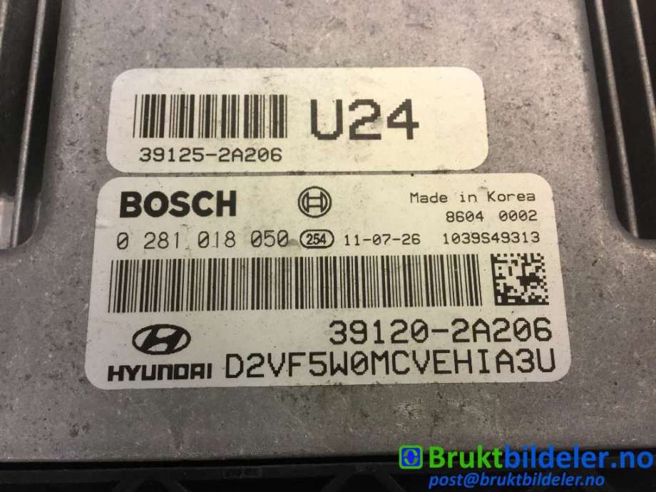 Styreenhet motor til Hyundai i40 2012-2017  (HYUNDAI|39120-2A206|0 281 018 050|)