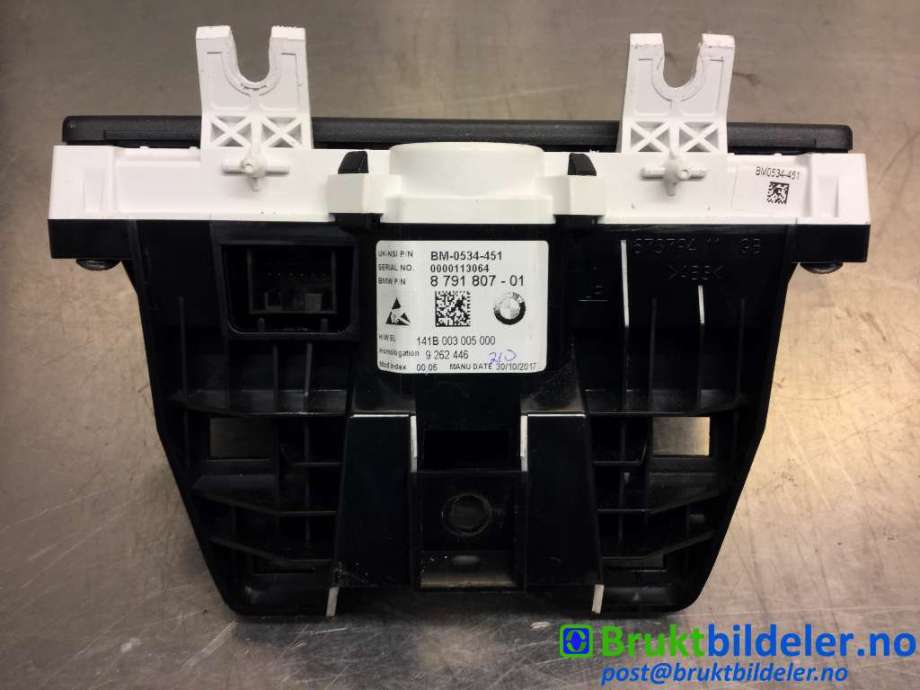 Instrumentpanel til BMW i3 2013-2022  (BMW|8 791 807-01|BM-0534-451|)