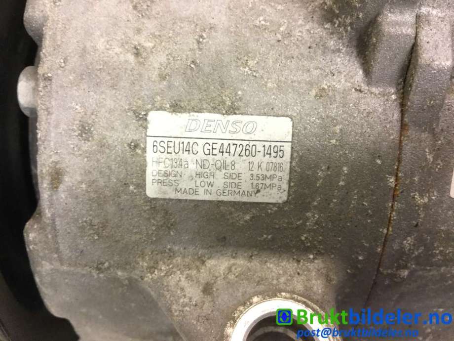 Aircondition kompressor til Toyota Verso 2009-2016 (Type III)  (TOYOTA||GE447260-1495)